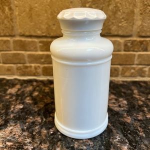 Vintage Milk Glass Apothecary Jar - EUC